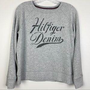 Tommy Hilfiger Graphic Sweatshirt Gray M E7